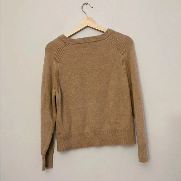Thakoon wool sweater camel color chic casual career preppy academia - Picture 2 of 5